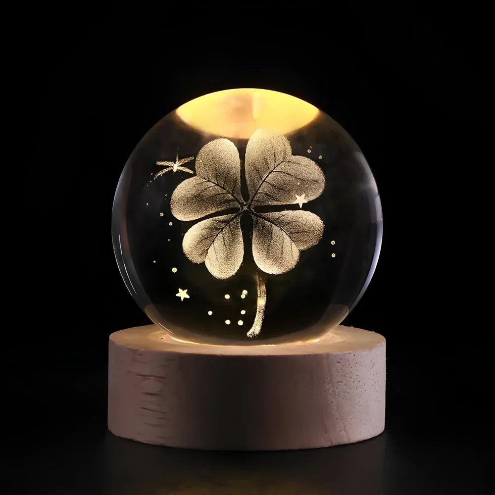 Cosmic Crystal Ball Lamp Magical LED Home Décor