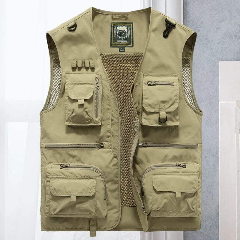 Breathable Cargo Vest for Hot Days