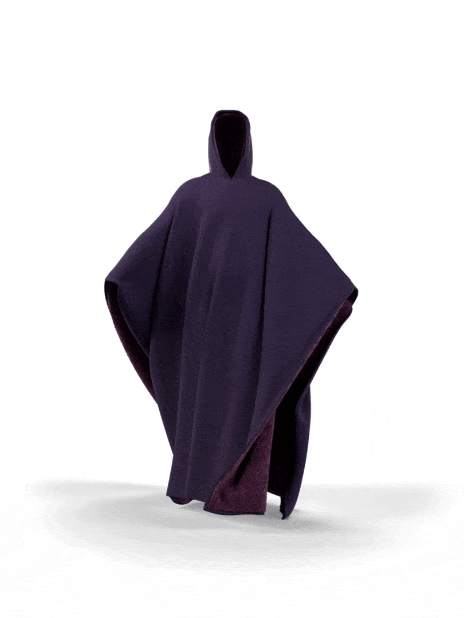 Weighted Cloak Hoodie – Sensory-Friendly Cotton Hoodie with Faux Fur Lining, Cozy Oversized Comfort