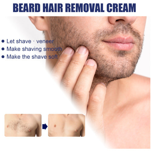 Men's Hair Removal Cream with Witch Hazel