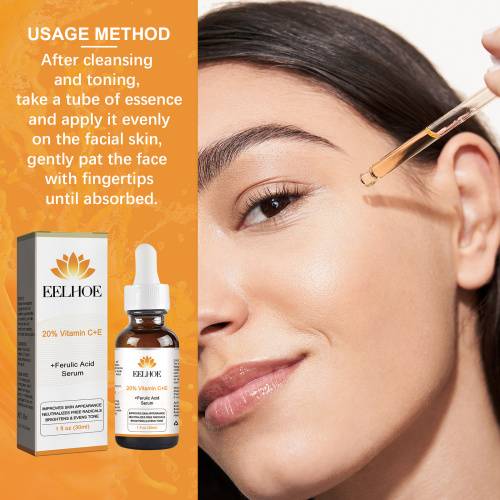 Vitamin C + E Face Serum, Hydrating & Brightening