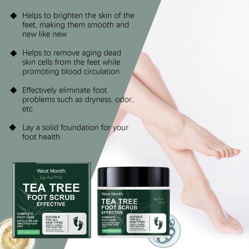 Tea Tree Sea Salt Foot Scrub