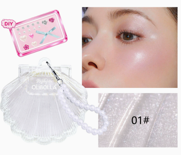 Highlighter Stick, Luminous Shimmer Pearl Glow Cream for Face