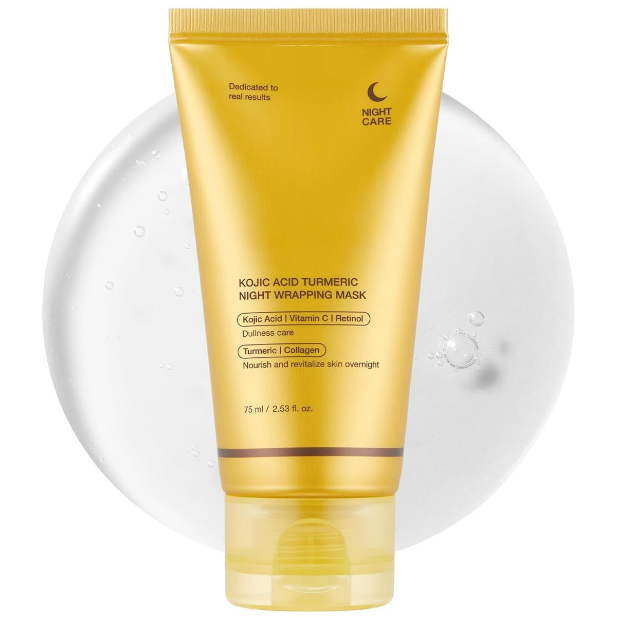 Kojic Acid & Turmeric Overnight Peel-Off Mask with Vitamin C & Retinol