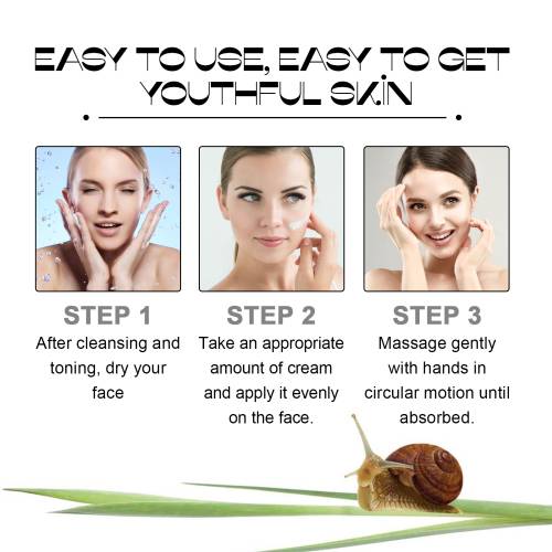 Snail Mucin 92% Moisturiser, Smoothing Face Cream