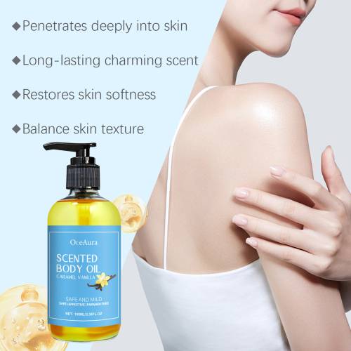 Caramel Vanilla Body Oil with Shea Butter