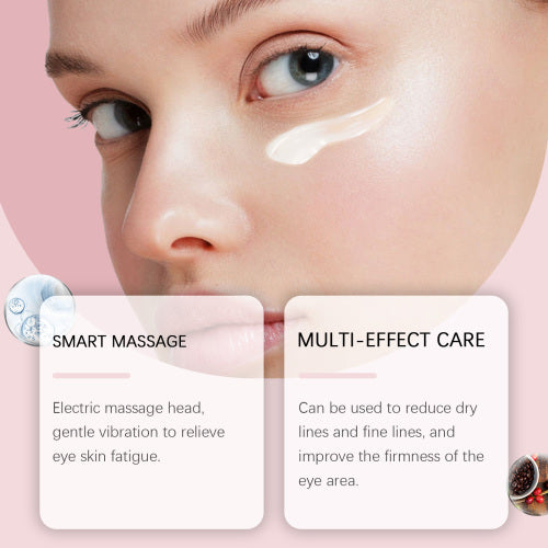 Vibrating Massage Eye Cream with Coffee
