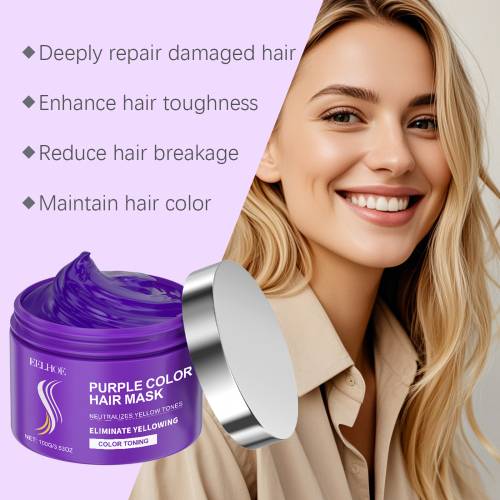 Keratin Purple Hair Mask for Blonde Hair