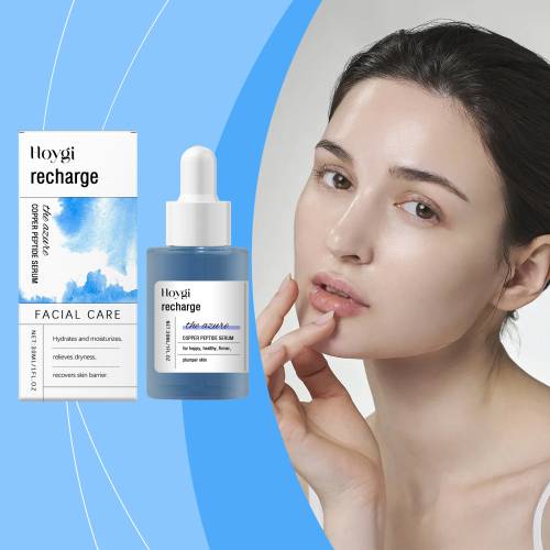 Blue Copper Peptide Face Serum, Deep Moisturising