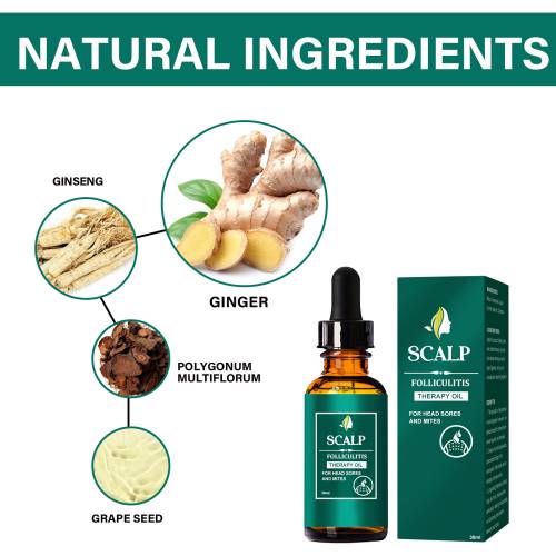 Ginger & Grapeseed Scalp Oil
