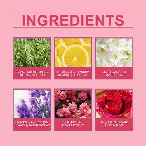 Floral Bubble Bath Bombs with Rose & Dragon Fruit
