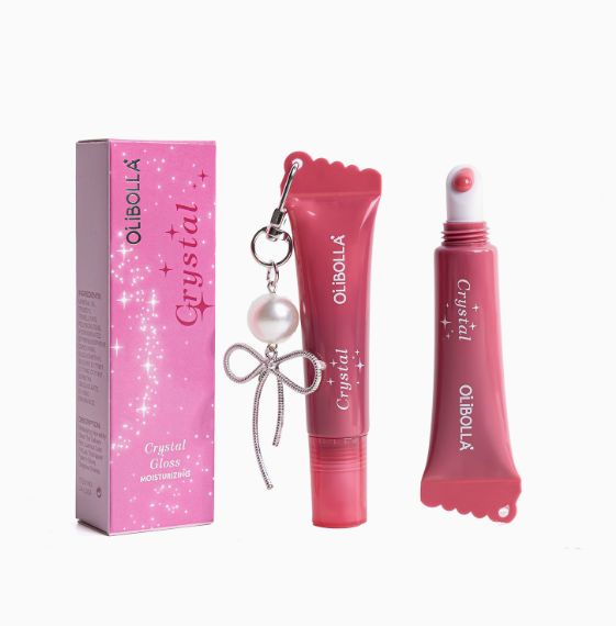 Peptide Lip Glaze Serum, Hydrating Non-Sticky High-Shine Tinted Lip Gloss