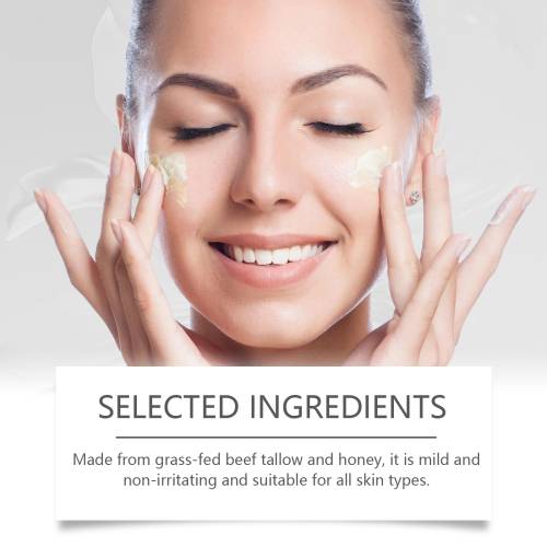 Beef Tallow Honey Moisturiser for Dry Skin