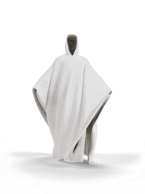 Weighted Cloak Hoodie – Sensory-Friendly Cotton Hoodie with Faux Fur Lining, Cozy Oversized Comfort