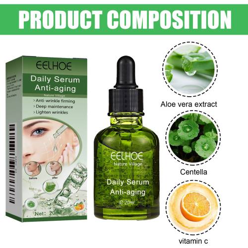 Centella & Vitamin C Face Serum for Wrinkles