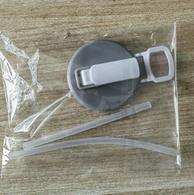Foldable Straw Lid, Spill-Resistant Silicone Cup Cover