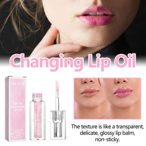 Colour-Changing Lip Oil with Avocado & Rose