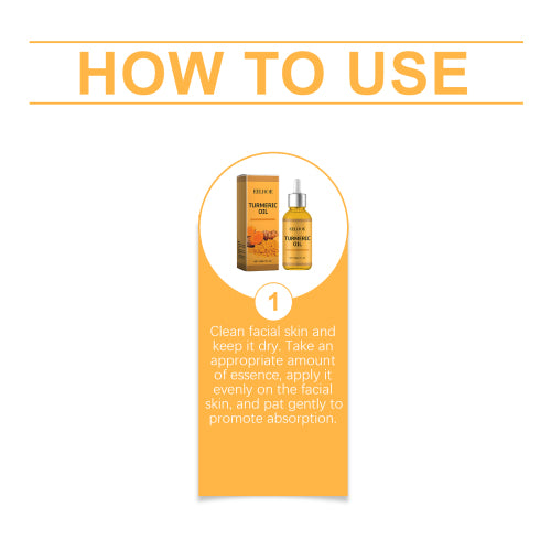 Turmeric Face Oil, Hydrating & Smoothing Facial Essence