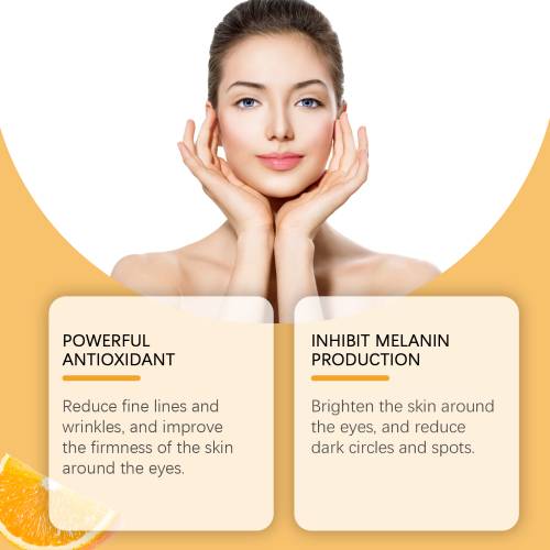 Vitamin C Massage Eye Cream, Hydrating & Brightening