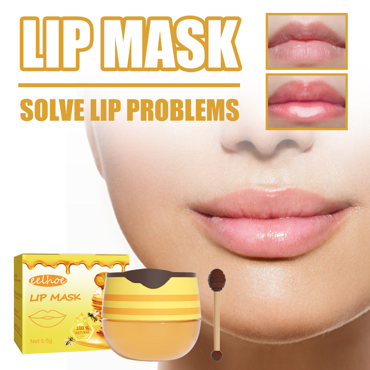 Honey Lip Mask with Vitamin E