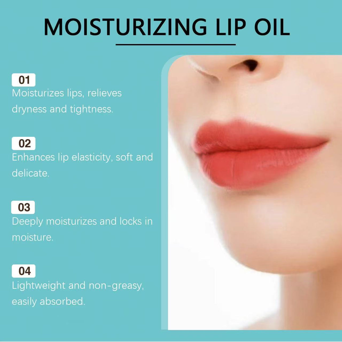Clear Hydrating Lip Oil, Glass Lip Gloss