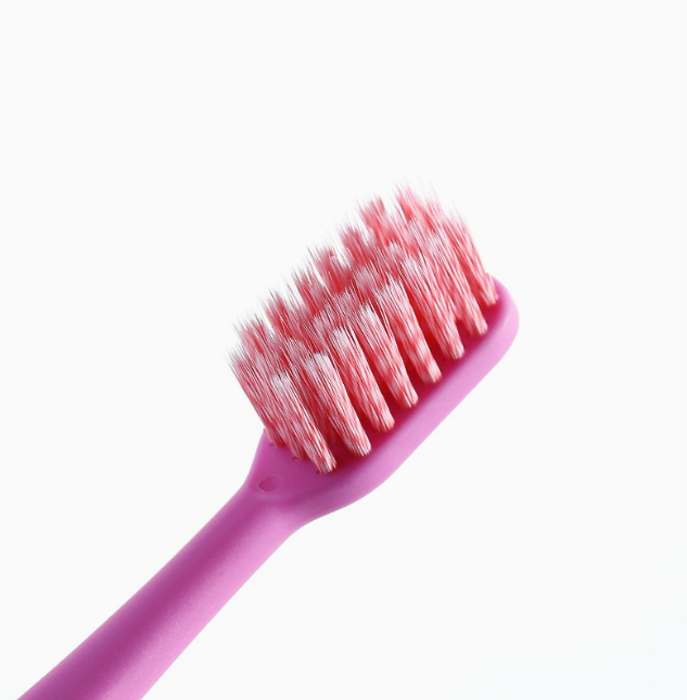 Portable Travel Toothbrush Set with Foldable Handle, Soft Spiral Bristles