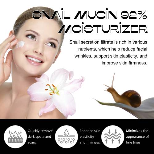 Snail Mucin 92% Moisturiser, Smoothing Face Cream