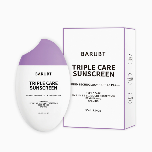 3-in-1 Face Sun Cream, Lightweight Non-Greasy Daily Formula