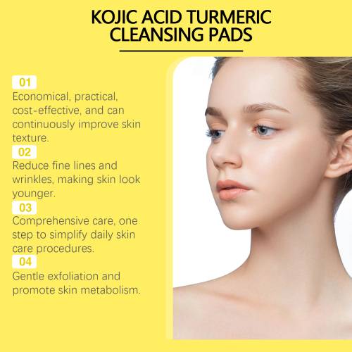 Turmeric Kojic Acid Exfoliating Pads with Chamomile
