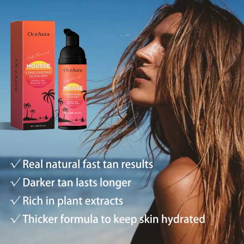Self-Tanning Mousse for Body, Hydrating Bronze Foam