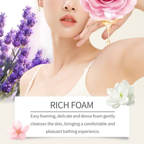 Lavender Scented Shower Gel for Women, Moisturising Body Wash