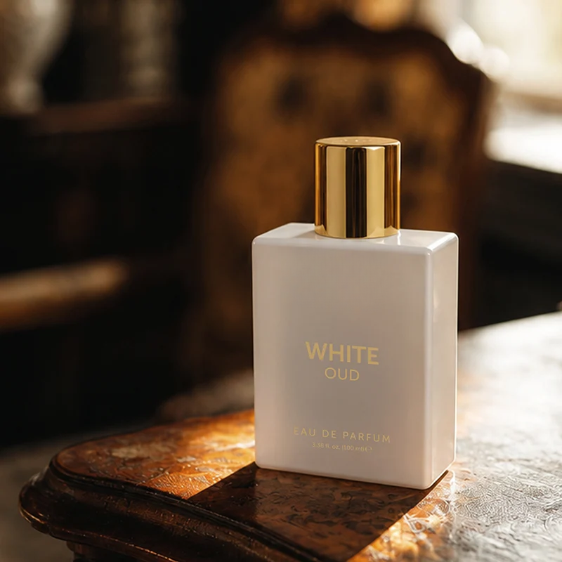 White Oud Perfume, Floral Spicy Amber & Musk Fragrance, Unisex