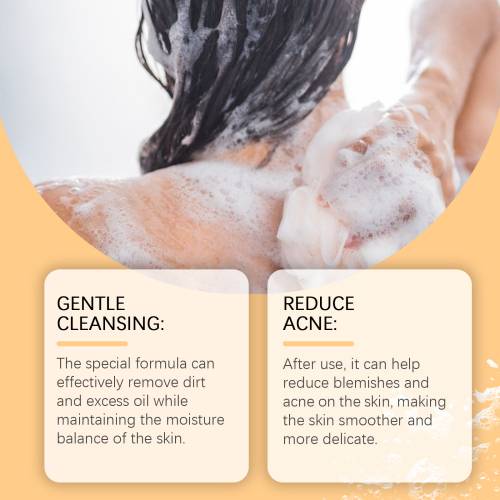 Fragrant Body Cleansing Soap, Rich Foam