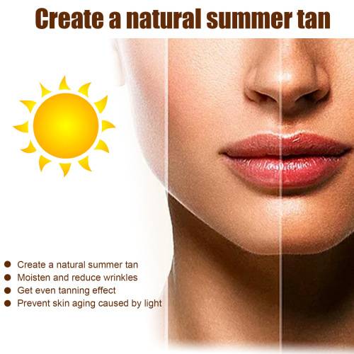 Tanning Body Cream with Cocoa Butter & Coconut Oil