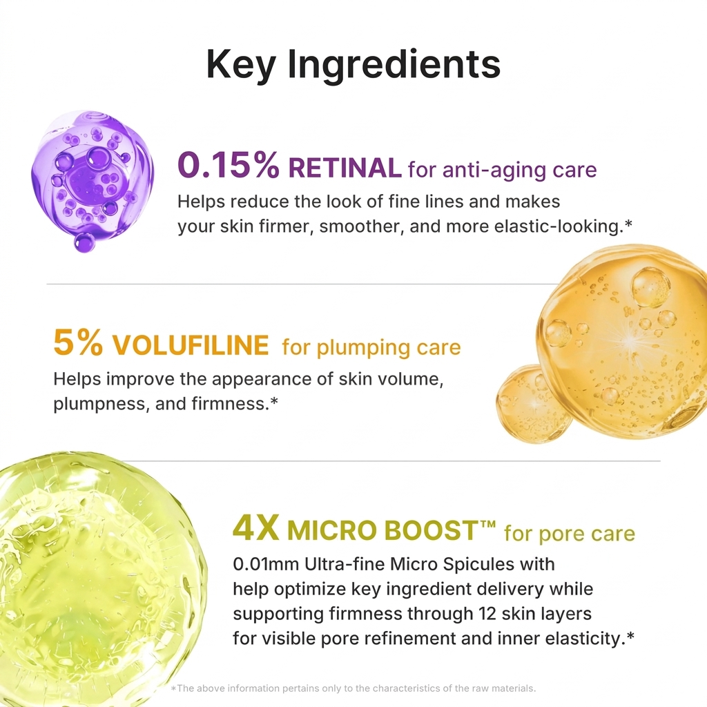 Vita A Retinal Volume Booster with Retinal & Volufiline for Firmness