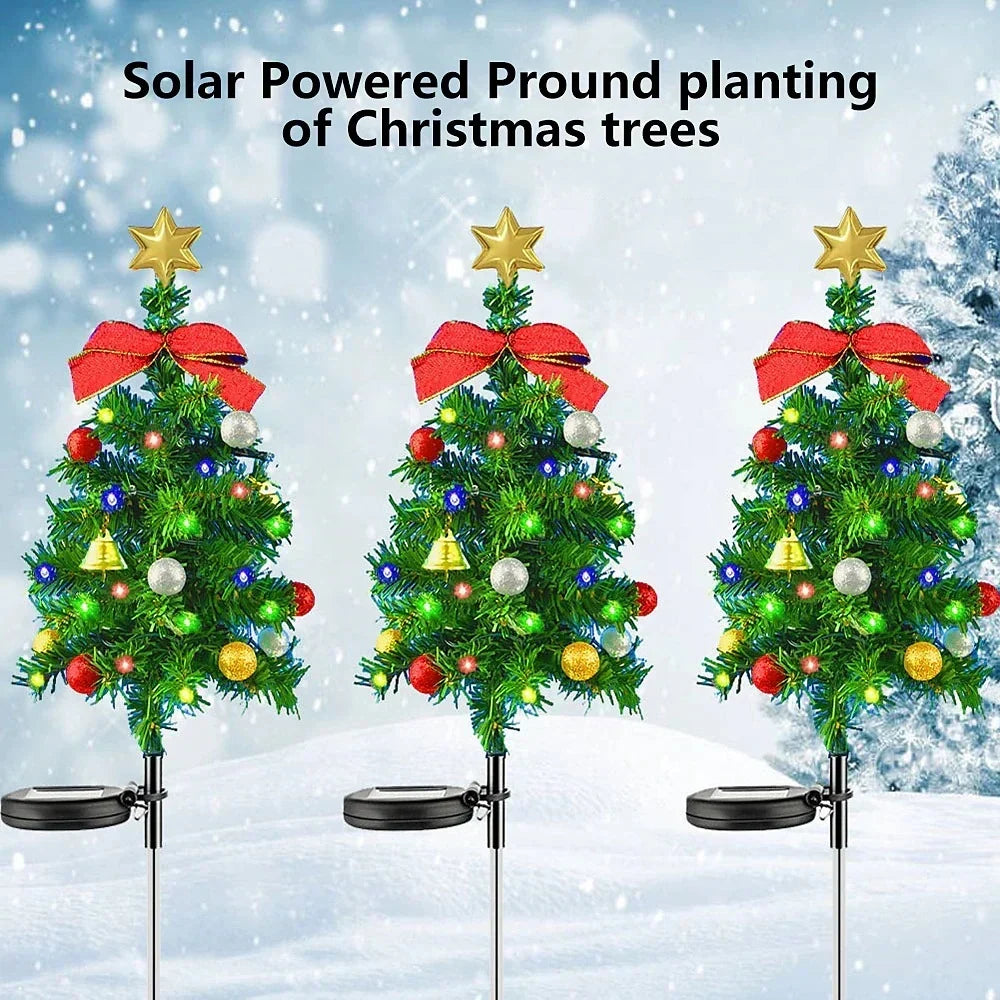 Solar-Powered Christmas Tree – Eco-Friendly Holiday Decoration
