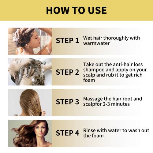 Ginger Shampoo for Fuller-Looking Hair