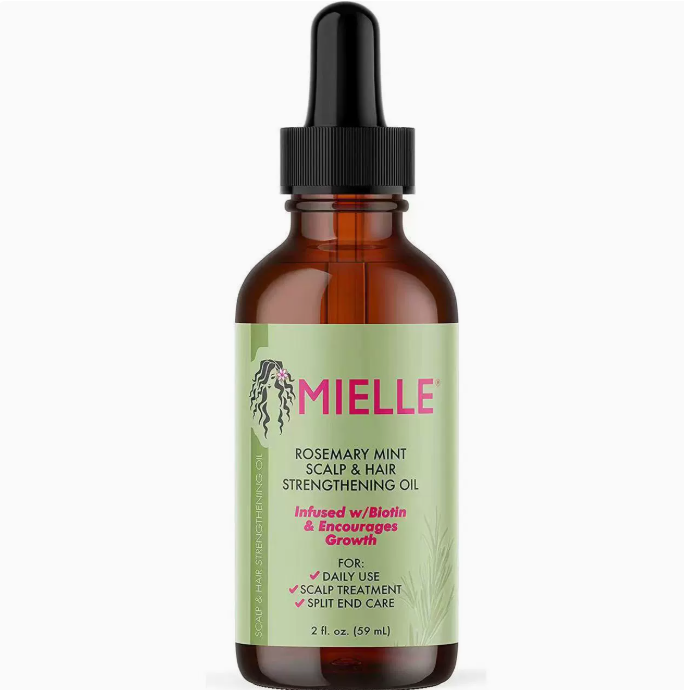 Rosemary Mint Hair Oil, Strengthening Hair & Scalp Treatment