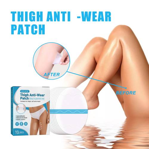 Anti-Chafing Thigh Pads, Invisible Stick-On Friction Guards, 10 Pcs