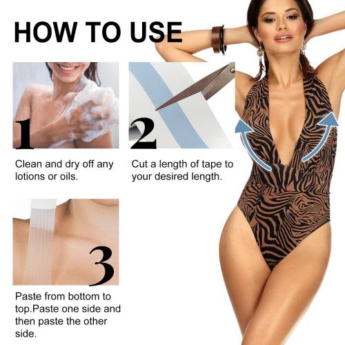 Breast Lift Tape, Invisible Breathable Bra Tape for A–E Cups