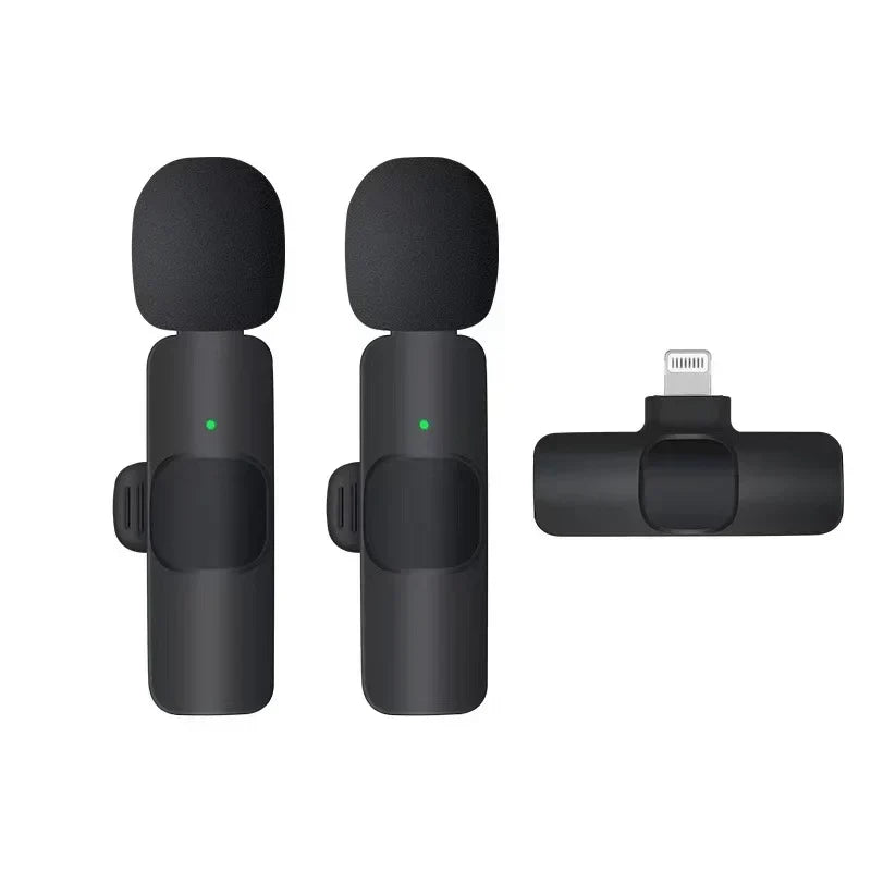 Wireless Lavalier Microphone - 20m Range, Compatible with Many Devices
