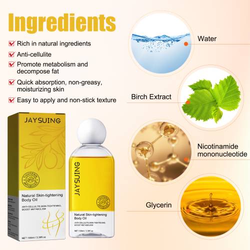 Firming Body Oil with Birch Extract, Fast-Absorbing