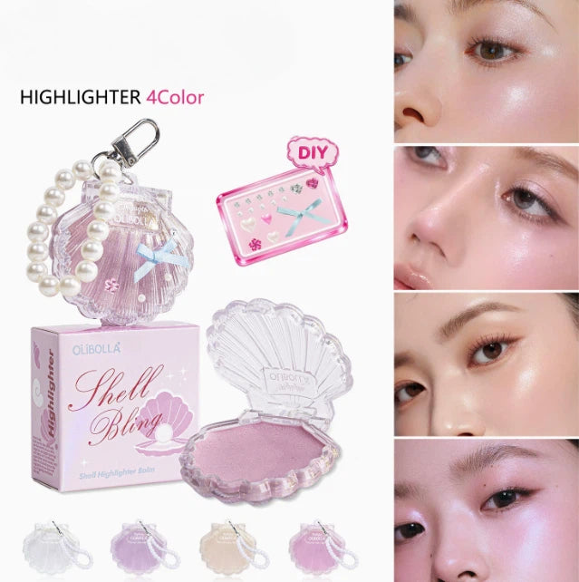 Highlighter Stick, Luminous Shimmer Pearl Glow Cream for Face
