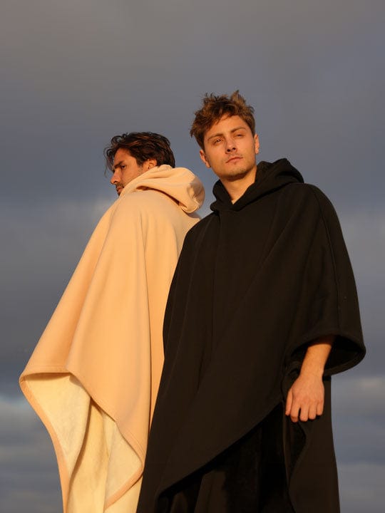 Weighted Cloak Hoodie – Sensory-Friendly Cotton Hoodie with Faux Fur Lining, Cozy Oversized Comfort