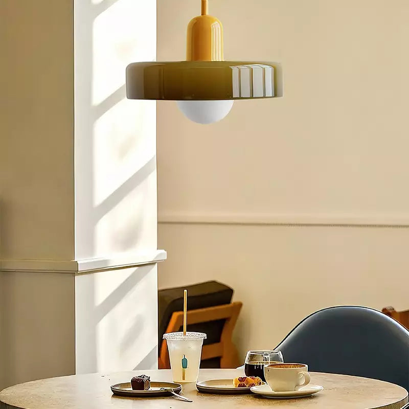 Modern Decorative Pendant Light Coloured Ceiling Hanging Lamp
