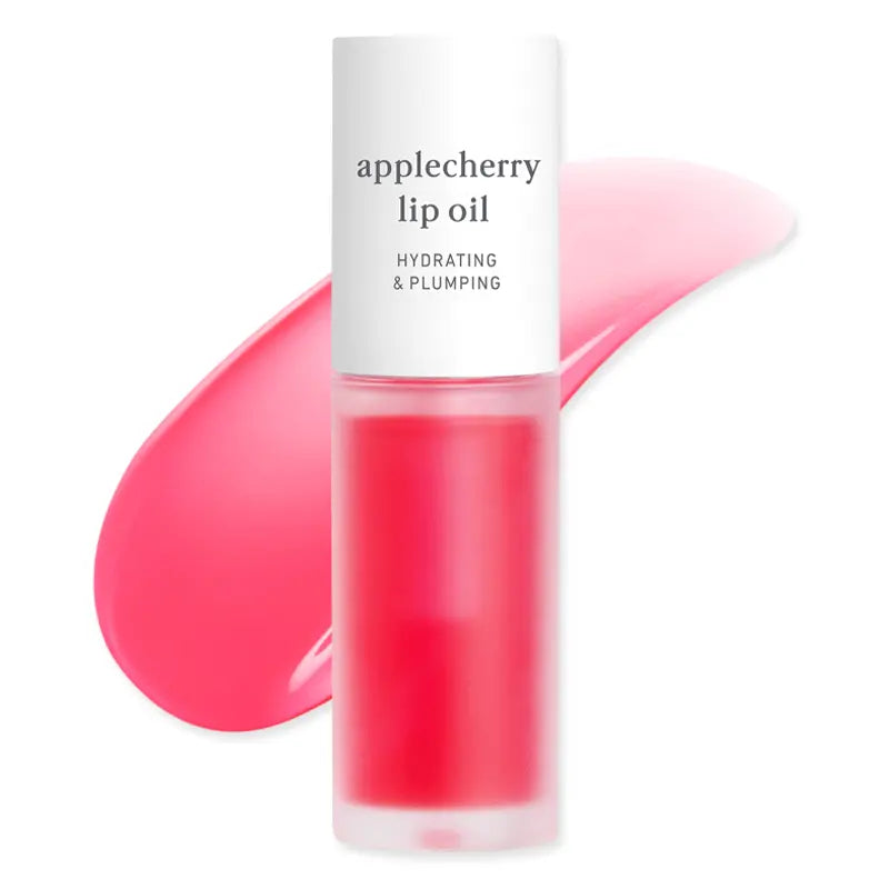 Korean Apple Lip Oil and Lip Stain, Glossy, Tinting, Long-Lasting