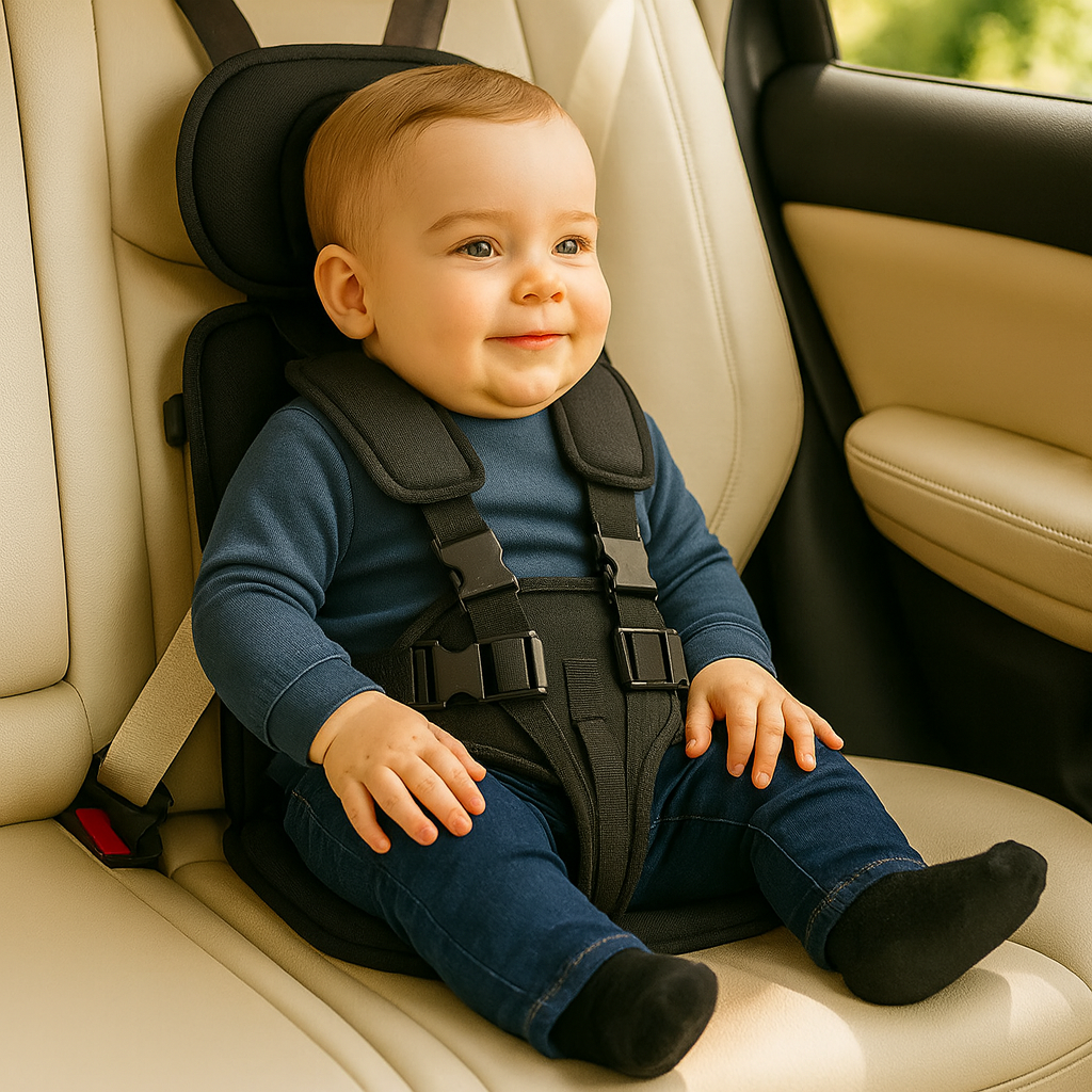 Travel Car Seat Toddler Portable Booster Foldable Child Car Seat Compact