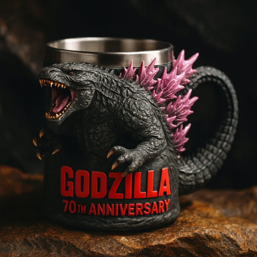 Novelty 3D Monster Coffee Mug with Sculpted Design