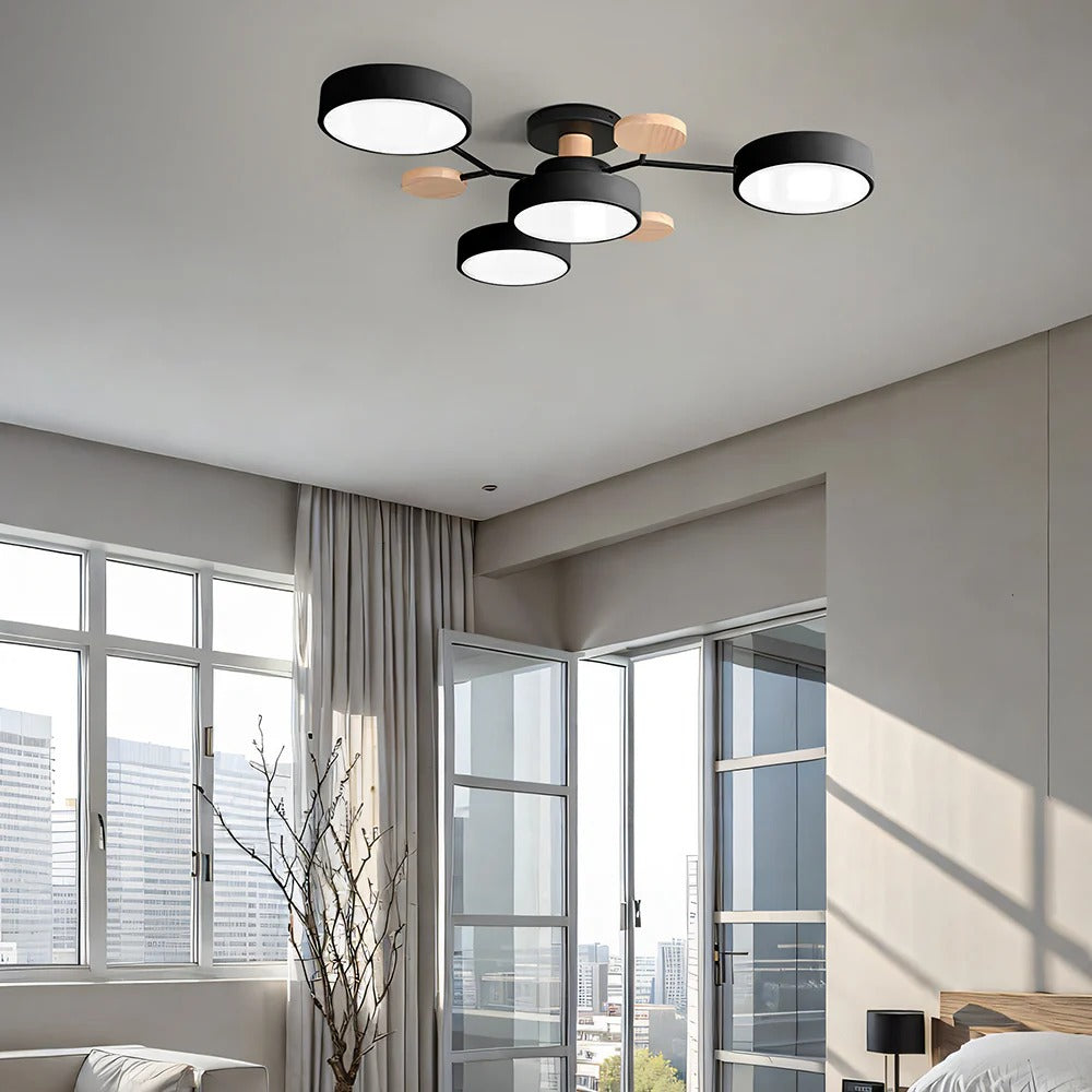 Flush Mount Ceiling Light Modern LED Room Illumination