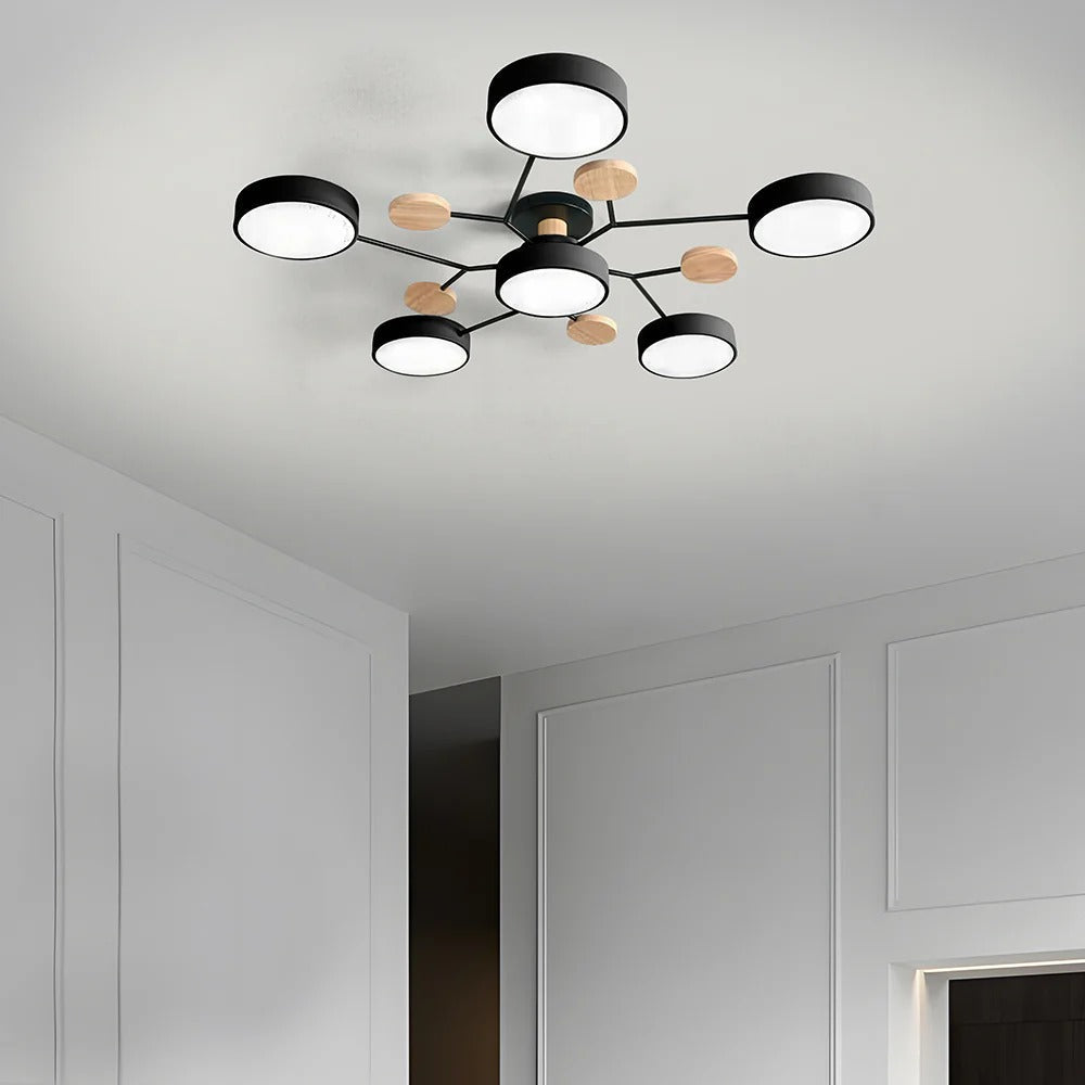 Flush Mount Ceiling Light Modern LED Room Illumination